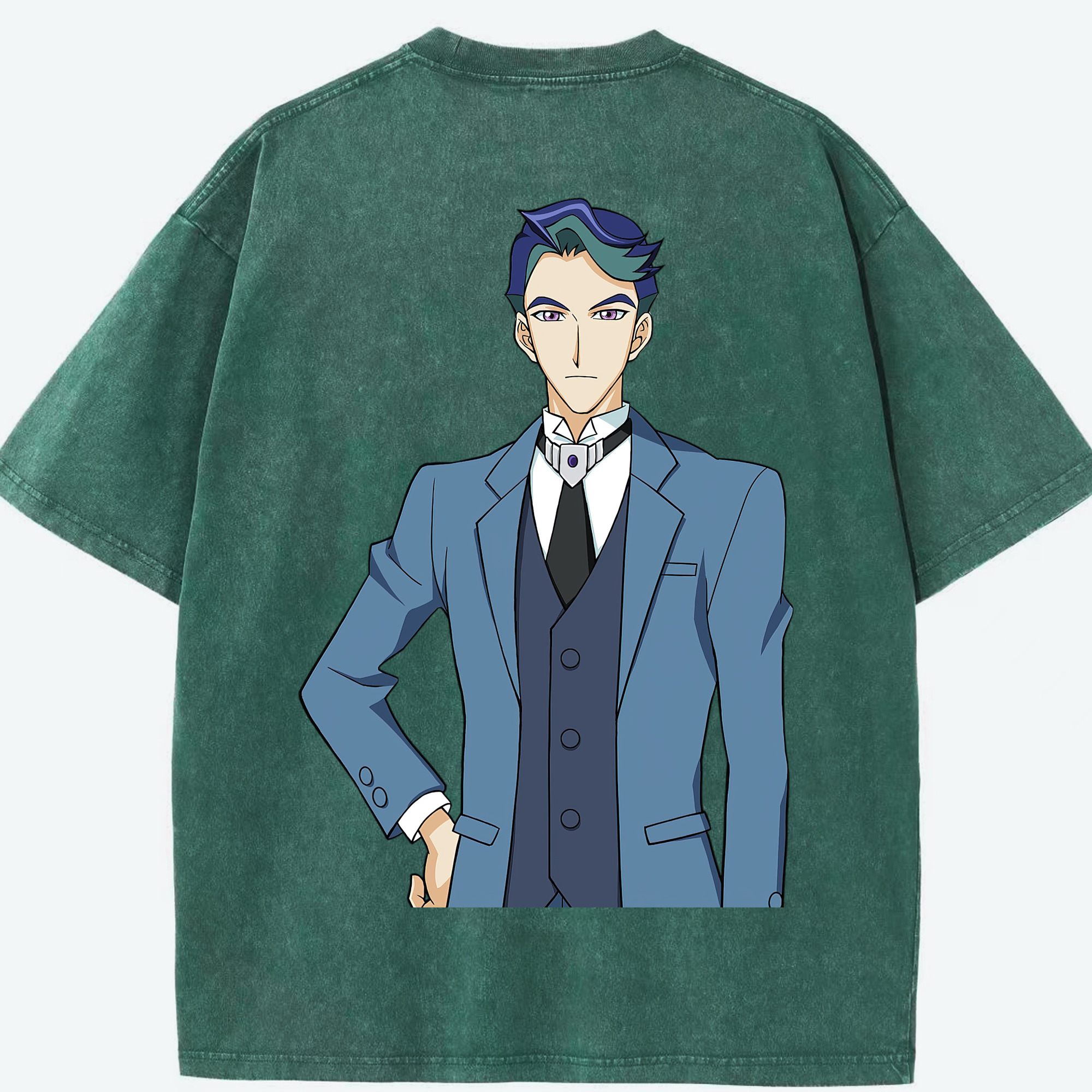 （画像用） 遊☆戯☆王 Yu-Gi-Oh! 綿100% ヴィンテージ風 半袖Tシャツ（背面プリント）